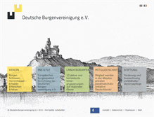 Tablet Screenshot of deutsche-burgen.org